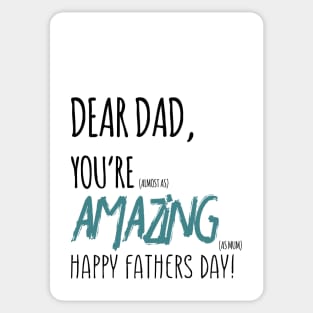 Father's day card - you are amazing Sticker